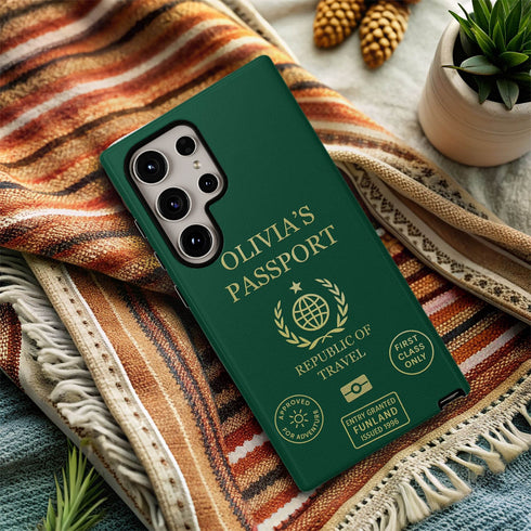 Personalized Classic Passport Cover Galaxy Case
