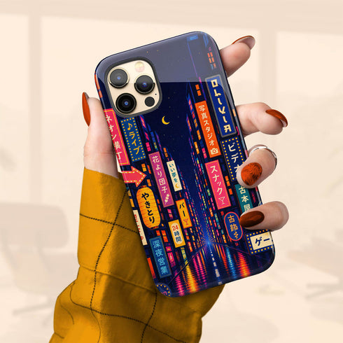 Personalized Midnight Tokyo iPhone Case