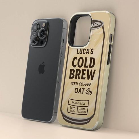 Personalized Coffee Lovers Cold Brew iPhone Case
