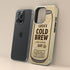Personalized Coffee Lovers Cold Brew iPhone Case