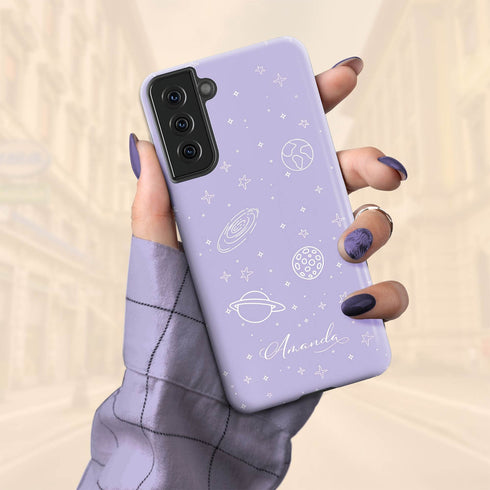 Personalized Pastel Universe Colors Galaxy Case