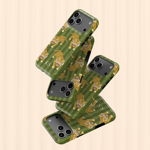 Personalized Bold Imperial Tiger iPhone Case