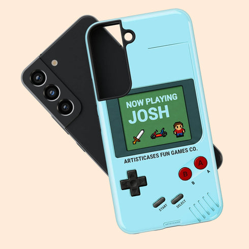 Personalized Pixel Retro Handheld Game Console Galaxy Case