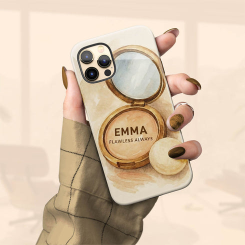 Personalized Soft Glam Flawless Makeup iPhone Case