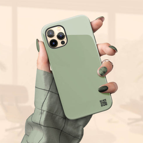 Custom Special Message QR Code Edge iPhone Case