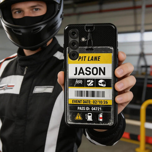 Personalized Racing Pass Galaxy Case