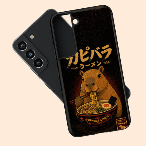 Personalized Capybara Ramen Galaxy Case