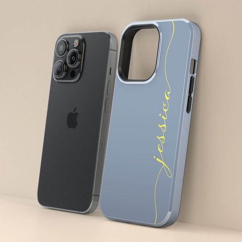 Personalized Cute Vibrant Heart Accent iPhone Case