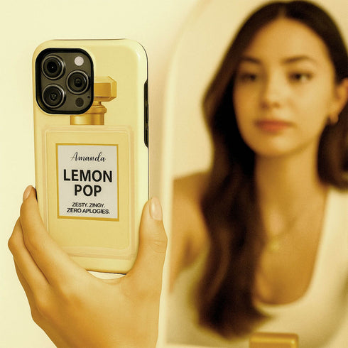 Personalized Essence Perfume Bottle iPhone Case