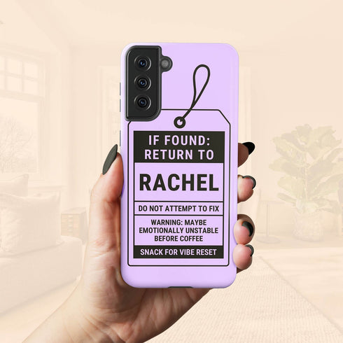 Personalized Lost & Found Tag Galaxy Case