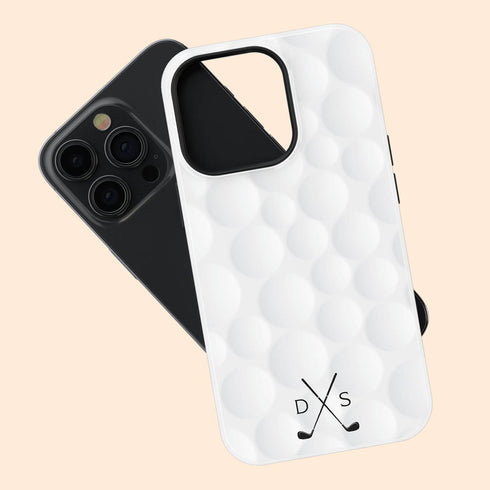 Sports Golf Club Initials iPhone Case