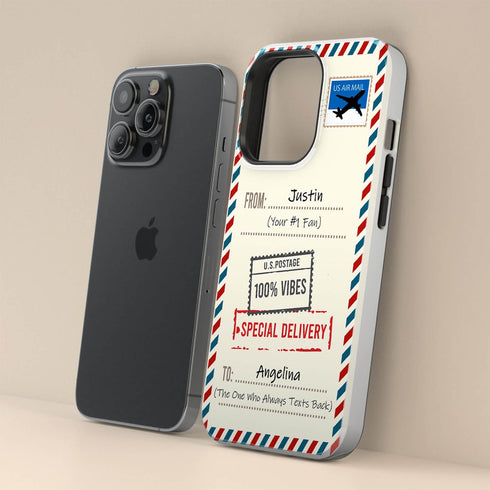 Personalized Classic Mailing Envelope iPhone Case