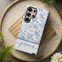 Custom Name French Toile De Jouy Galaxy Case V2