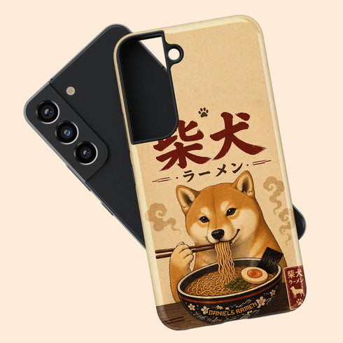 Personalized Shiba Inu Ramen Galaxy Case