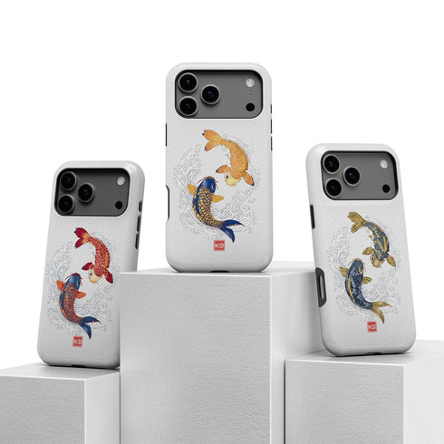 Personalized Yin Yang Koi Harmony iPhone Case