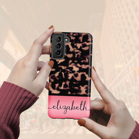 Gradient Color Custom Tortoiseshell Galaxy Case
