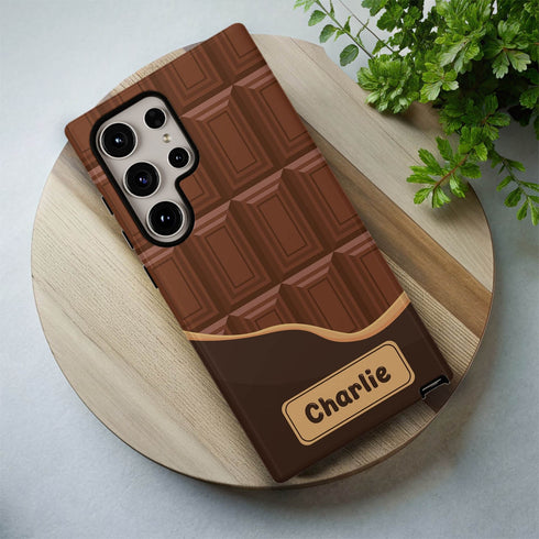 Personalized Sweet Chocolate Snack Bar Galaxy Case