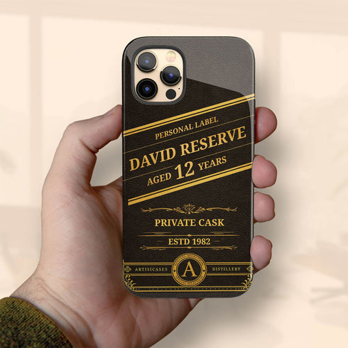 Personalized Prestigious Vintage Scotch iPhone Case