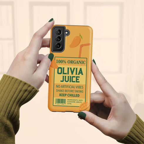 Personalized Refreshing Juice Box Galaxy Case