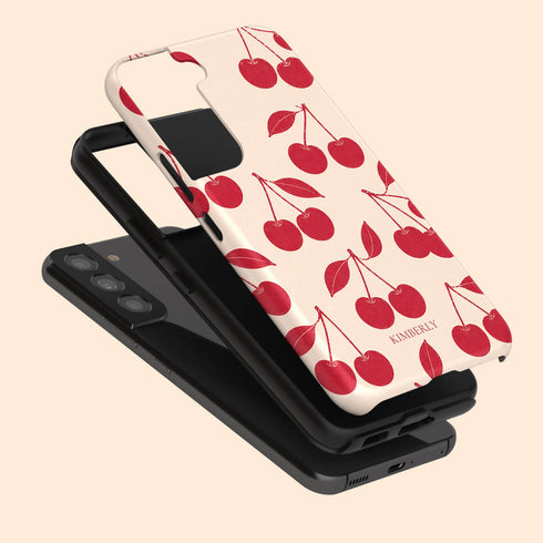 Personalized Cherry Pair Galaxy Case
