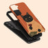 Personalized Zen Wine Cat Galaxy Case