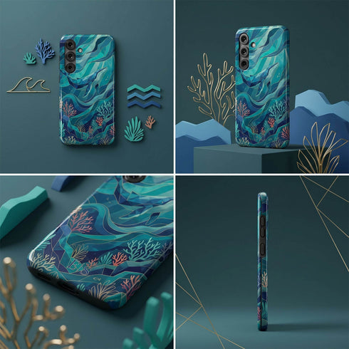 Personalized Polygon Glass Whale Galaxy Case
