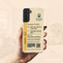 Personalized Urban Metro Ticket Galaxy Case