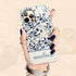 Custom Name Blue Bird & Flower iPhone Case