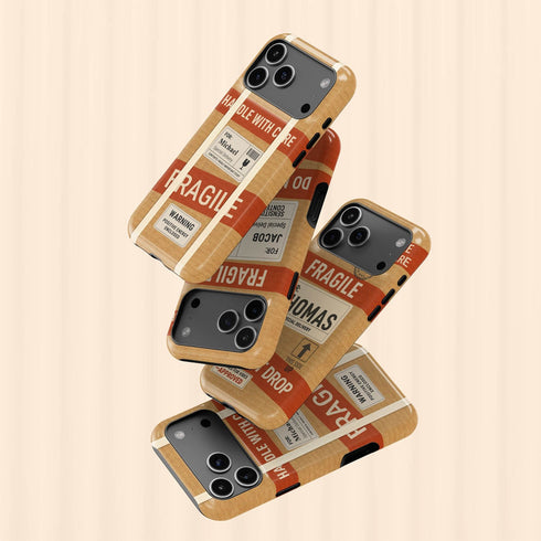 Personalized Fragile Handle With Care iPhone Case