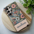Custom Name Botanical Wildflowers Meadows Galaxy Case