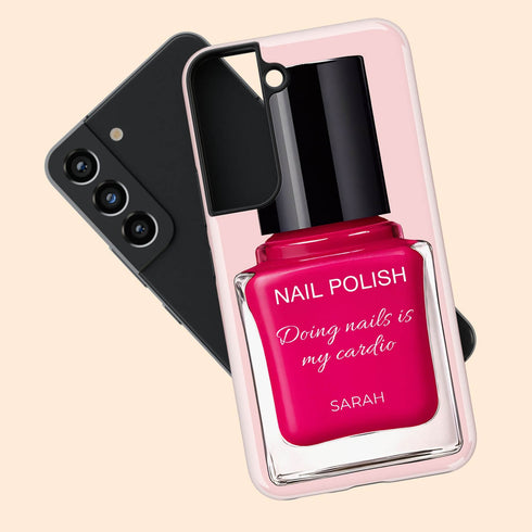 Personalized Glossy Nail Polish Galaxy Case