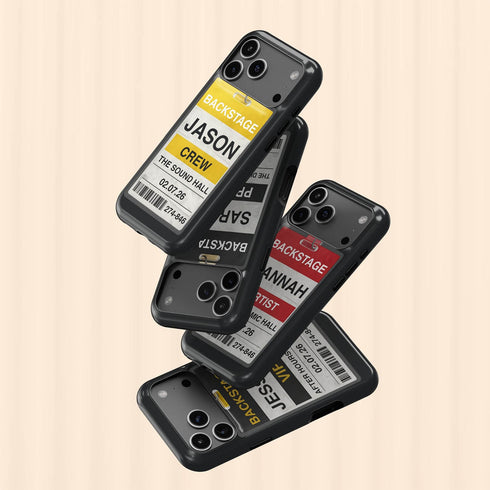 Personalized Music Concert Backstage Pass iPhone Case