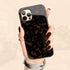Custom Name Dark Tortoiseshell iPhone Case - Vertical