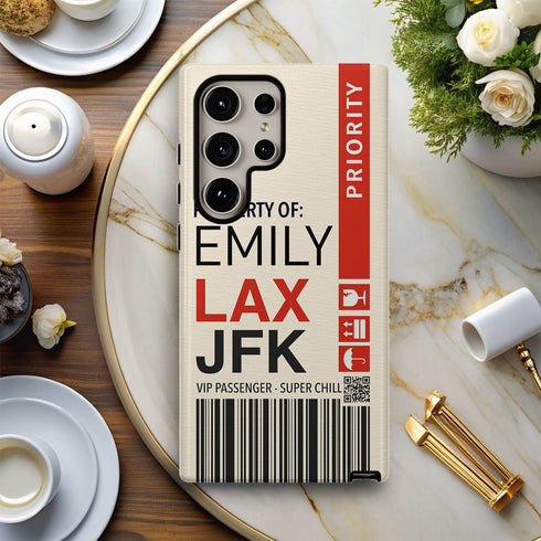 Personalized Travel Luggage Tag Galaxy Case