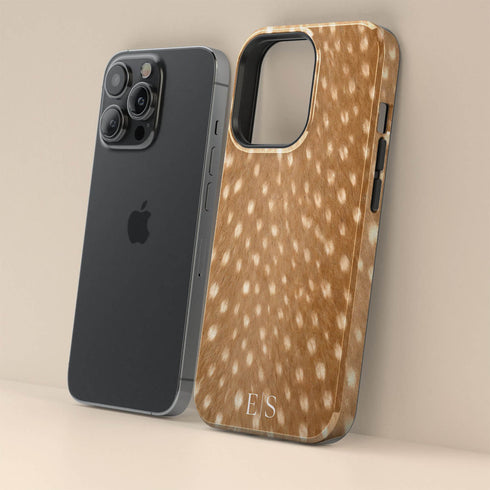 Personalized Luxe Spotted Deer Fur iPhone Case