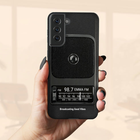 Personalized Retro Analog Radio Galaxy Case