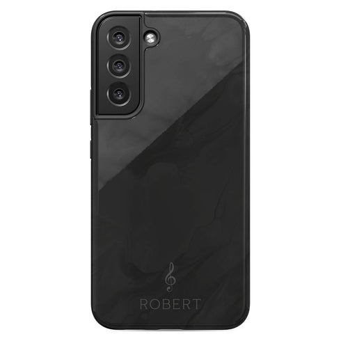 Custom G Clef Music Note Symbol Galaxy Case