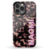 3D Custom Name Dark Tort iPhone Case