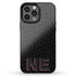 Custom 3D Initials Dark Leopard iPhone Case - Centered