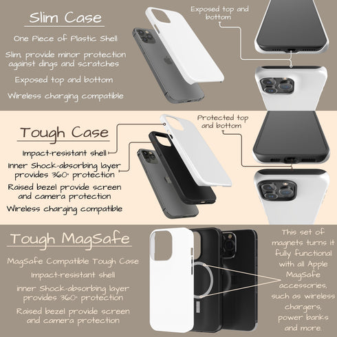 Dark Leopard Custom Curly Initials iPhone Case - Centered