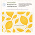 Personalized Amalfi Lemones Desk Mat