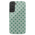 Custom Initials Floral Checkerboard Galaxy Case