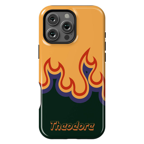 Personalized Cool Flame Effect iPhone Case