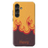 Personalized Cool Flame Effect Galaxy Case