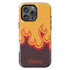 Personalized Cool Flame Effect iPhone Case