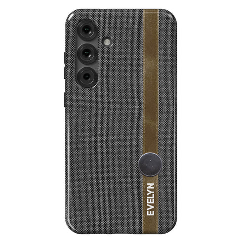 Personalized Cotton Fabric Denim Galaxy Case