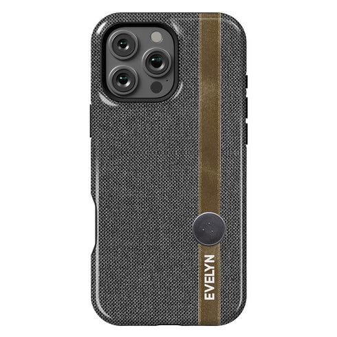 Personalized Cotton Fabric Denim iPhone Case