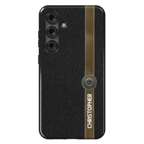 Personalized Cotton Fabric Denim Galaxy Case