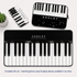Personalized Piano Keys Desk Mat