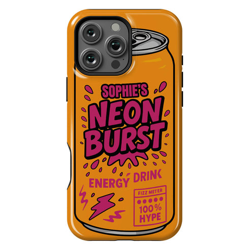 Personalized Sports Energy Drink iPhone Case